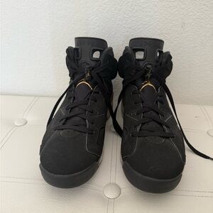 Black & Gold Jordan 6’s